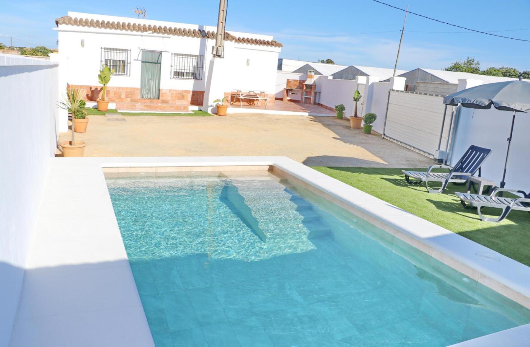 Casa Colorado Con Piscina Villa Conil De La Frontera Bagian luar foto